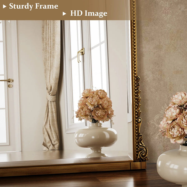 32"X 24" Arched Vanity Mirror Decor Wall Mirror for Bathroom