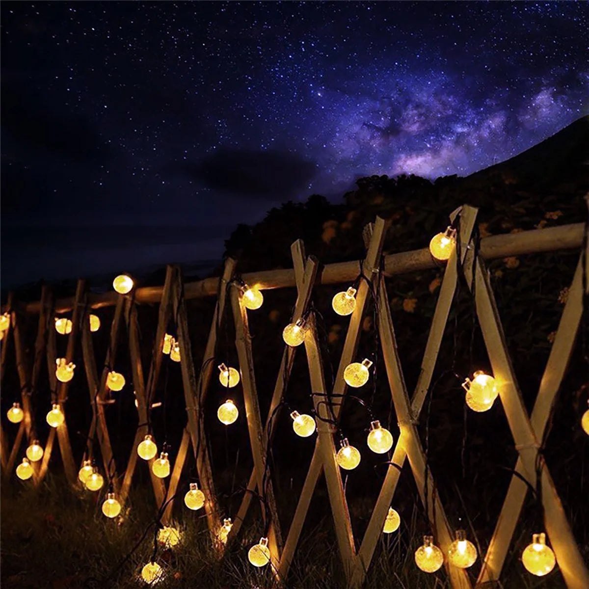 21Ft 30 LED Solar Fairy String Lights