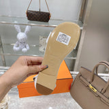 Hermès Grey Slip-On Sneakers - Close-Up Texture View
