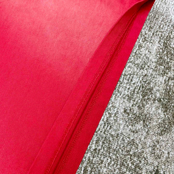 Close-up of Amiri t-shirt craftsmanship
