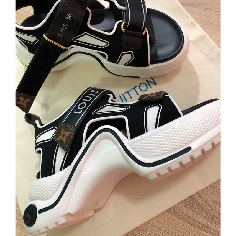 Louis Vuitton Tan Ankle Boots - Angled View