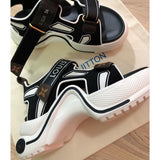 Louis Vuitton Tan Ankle Boots - Angled View