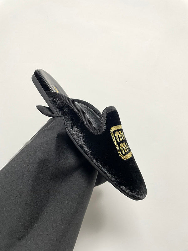 Close-up of Miu Miu shoes craftsmanship