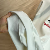 Close-up of Balenciaga designer clothing craftsmanship