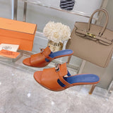 Hermès Nude Ankle Strap Heels - Lifestyle Styling Shot