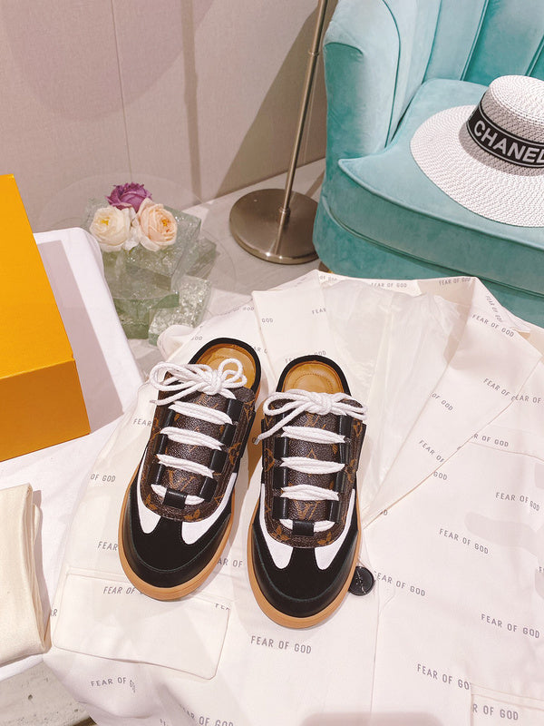 Louis Vuitton shoes Style 327 - editorial style shot