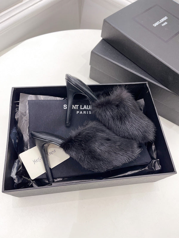 Saint Laurent designer shoes full view