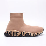 Balenciaga Chocolate Brown Ankle Strap Heels - Angled View