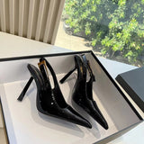 Three-quarter angle view of Saint Laurent luxury piece style No.009