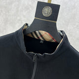 Close-up of Burberry designer clothing craftsmanship