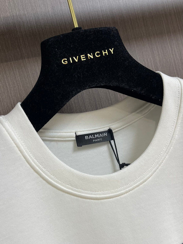 Balmain luxury designer clothing detail shot