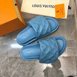 Louis Vuitton Grey Chelsea Boots - Toe Detail View
