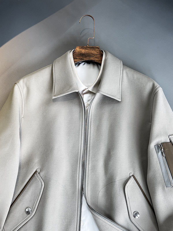 Close-up of Burberry designer clothing craftsmanship