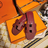 Hermes sandals Style 092 - angled studio shot
