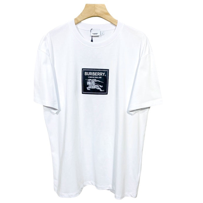 Burberry luxury t-shirt detail shot