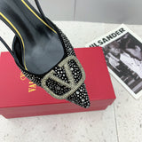 Valentino Garavani designer shoes full view
