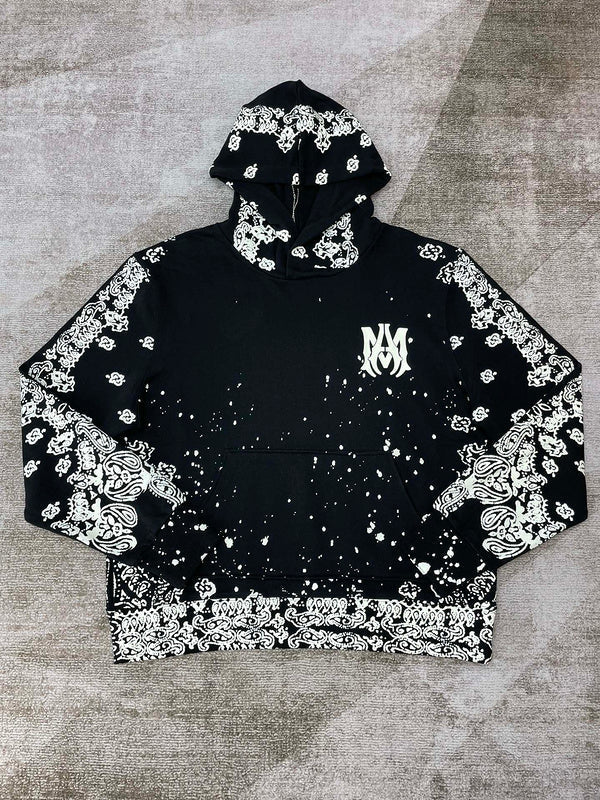 Amiri hoodie front view designer style