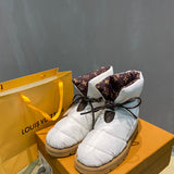 Louis Vuitton White Low-Top Sneakers - Side Profile View
