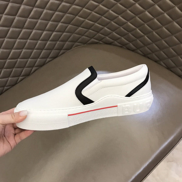 Burberry Red Ankle Boots - Angled View