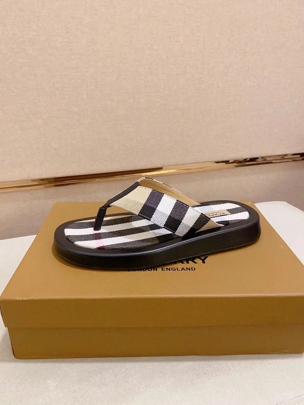 Burberry Black Block Heel Pumps - Back View