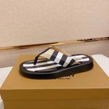 Burberry Black Block Heel Pumps - Back View