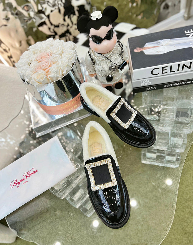 Roger Vivier luxury shoes detail shot
