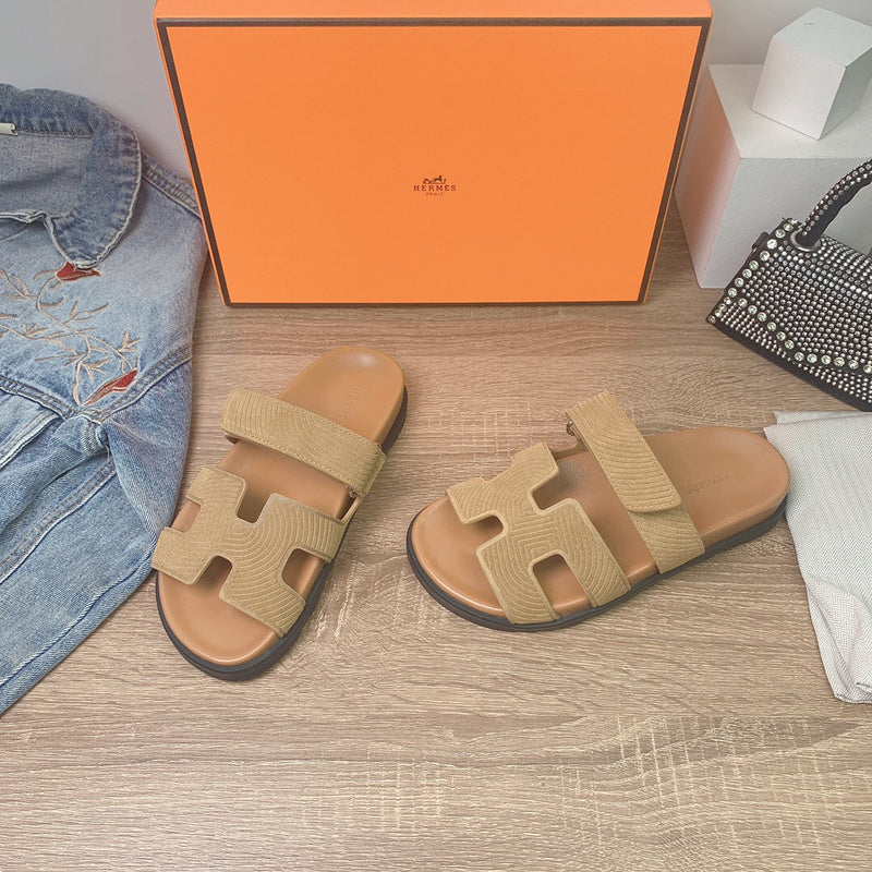 Hermès White Chelsea Boots - Angled View