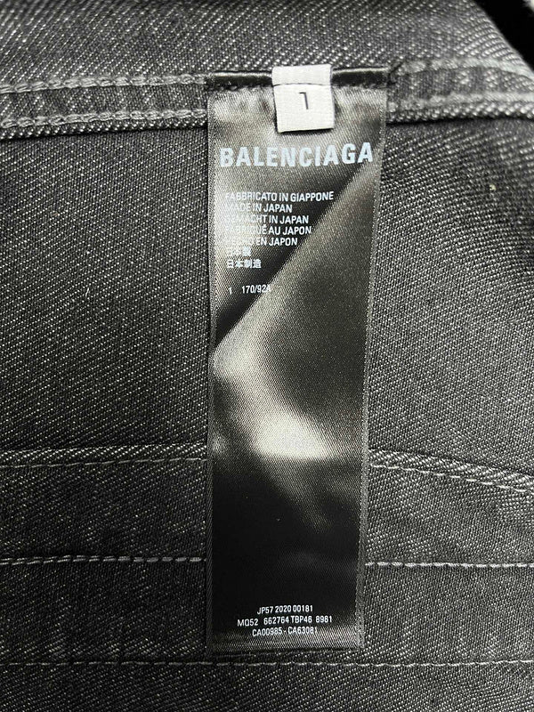 Close-up of Balenciaga designer clothing craftsmanship