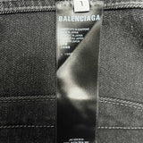 Close-up of Balenciaga designer clothing craftsmanship