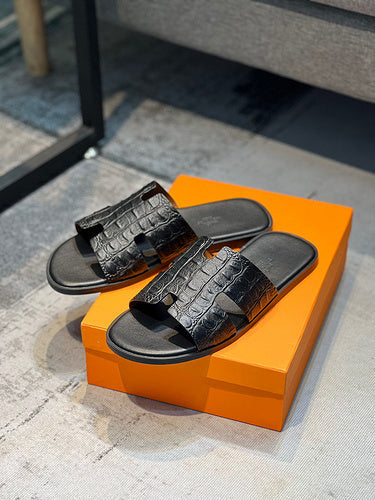 Hermes shoes Style 019 - texture and material detail