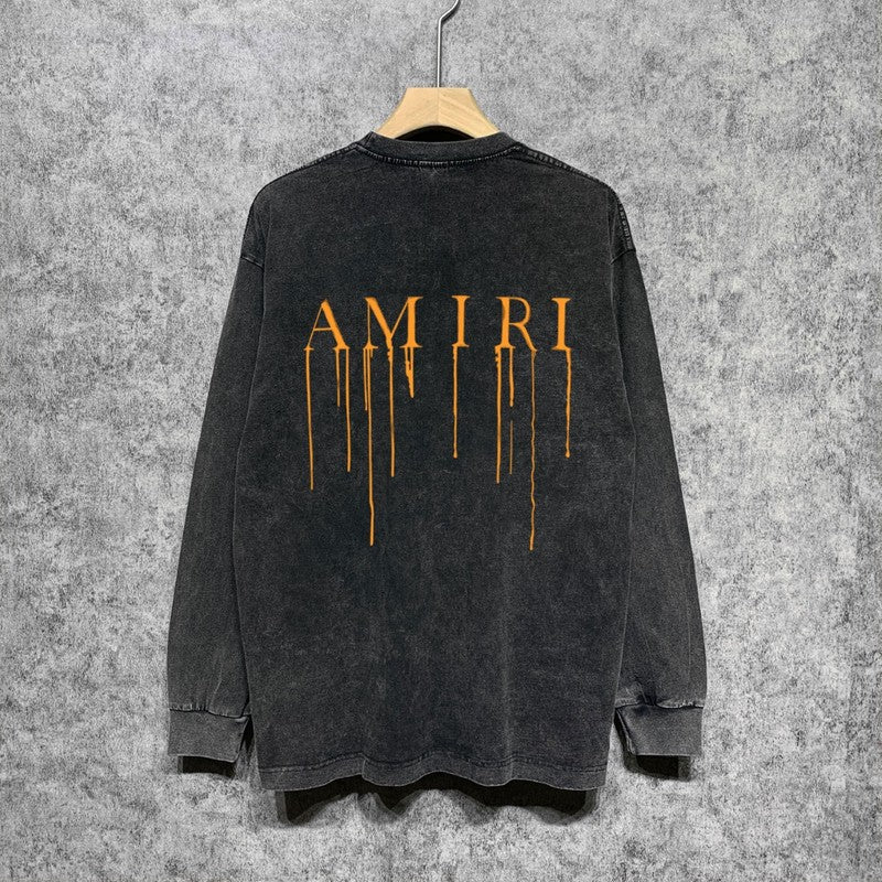 Amiri hoodie front view designer style
