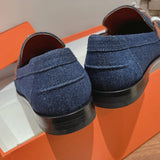 Hermes shoes Style 282 - texture and material detail