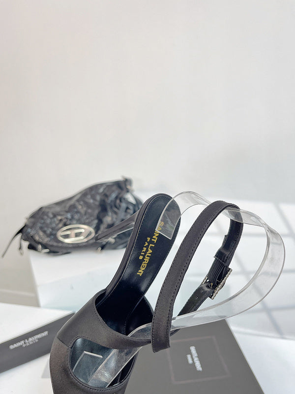 Saint Laurent luxury shoes detail shot