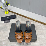Saint Laurent shoes front view designer style