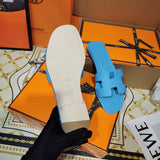 Hermes sandals Style 058 - angled studio shot