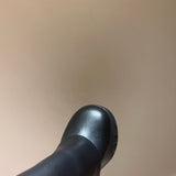 Givenchy Black Pointed-Toe Stiletto Heels - Close-Up Texture View