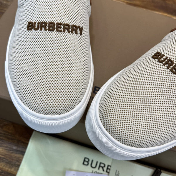 Burberry Camel Chelsea Boots - Sole Detail View