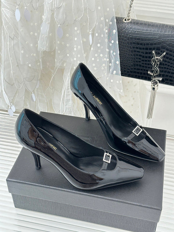 Close-up detail view of Saint Laurent luxury piece style No.057