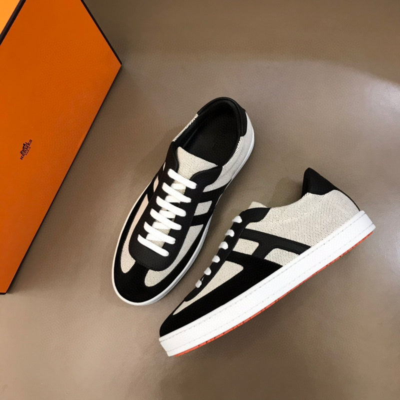 Hermès Beige Low-Top Sneakers - Front View