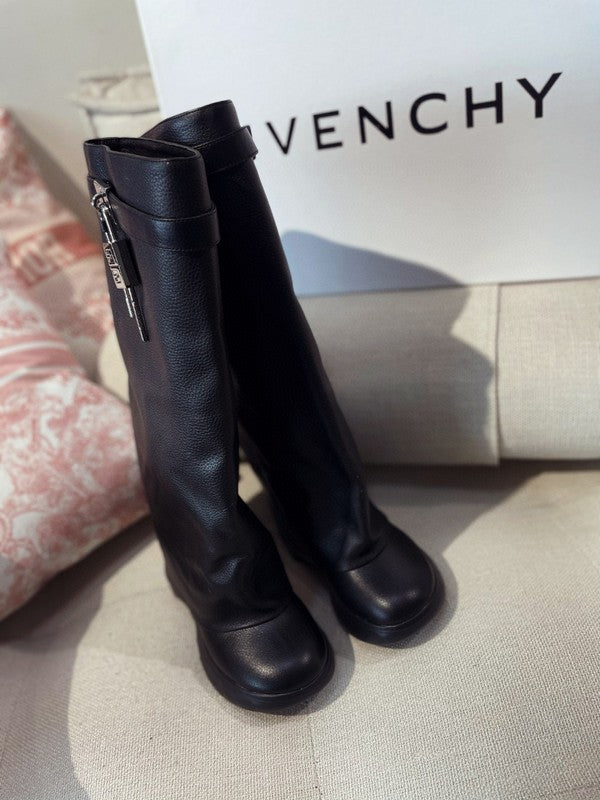 Givenchy shoes Style 173 - front view, sleek modern silhouette