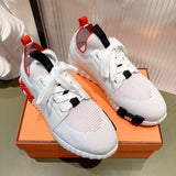 Hermes shoes Style 349 - styled lifestyle view (extra angle)