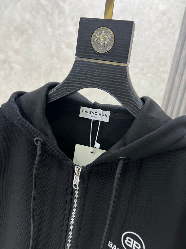 Close-up of Balenciaga designer clothing craftsmanship