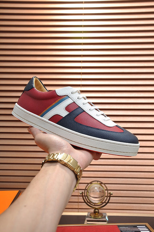 Hermès Beige Slip-On Sneakers - Lifestyle Styling Shot