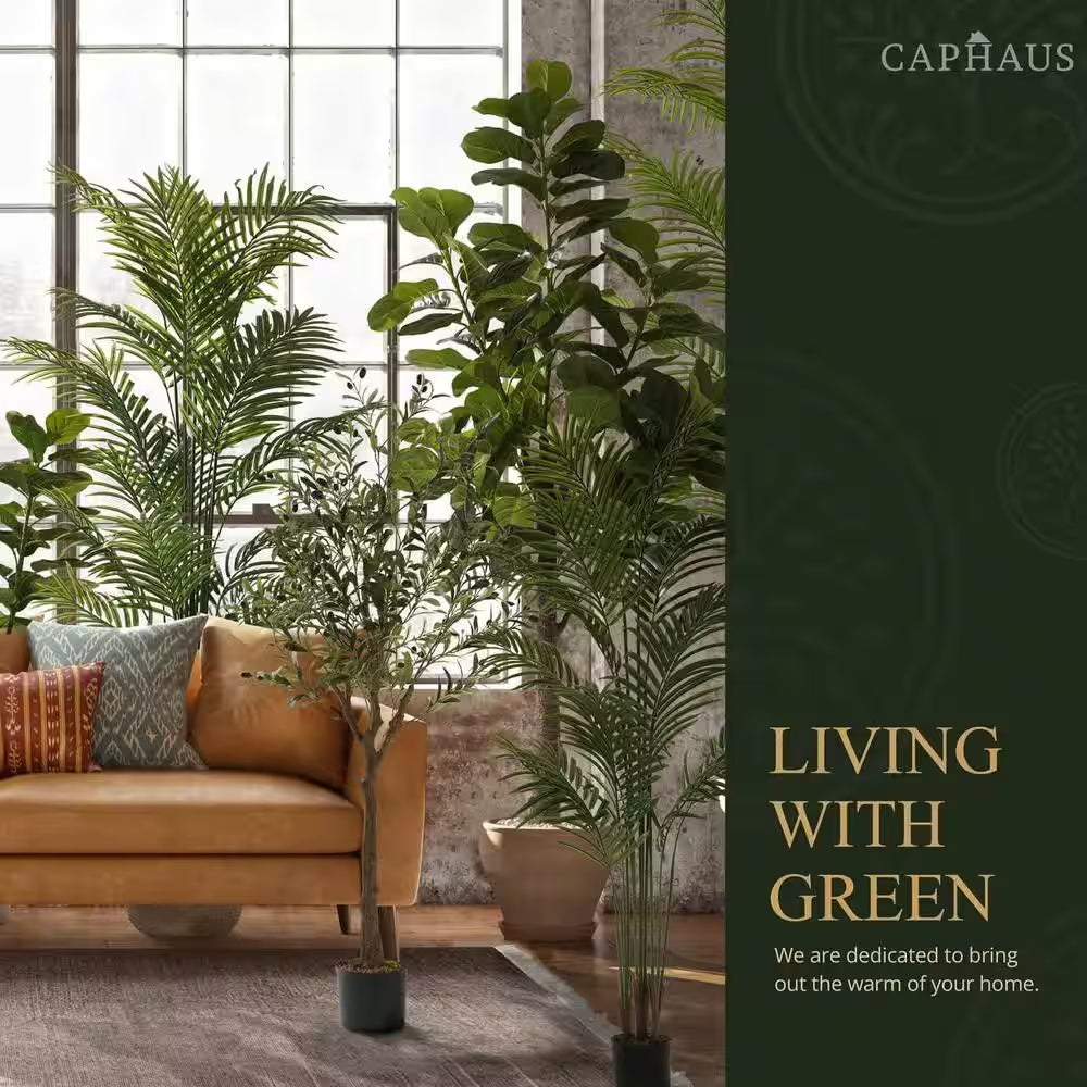 36 In. Artificial Topiary Croton Tree