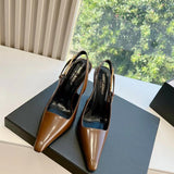 Close-up of Saint Laurent shoes craftsmanship