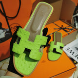 Hermes sandals Style 130 - side profile detail