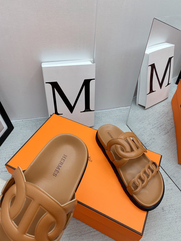 Hermes shoes Style 335 - angled studio shot