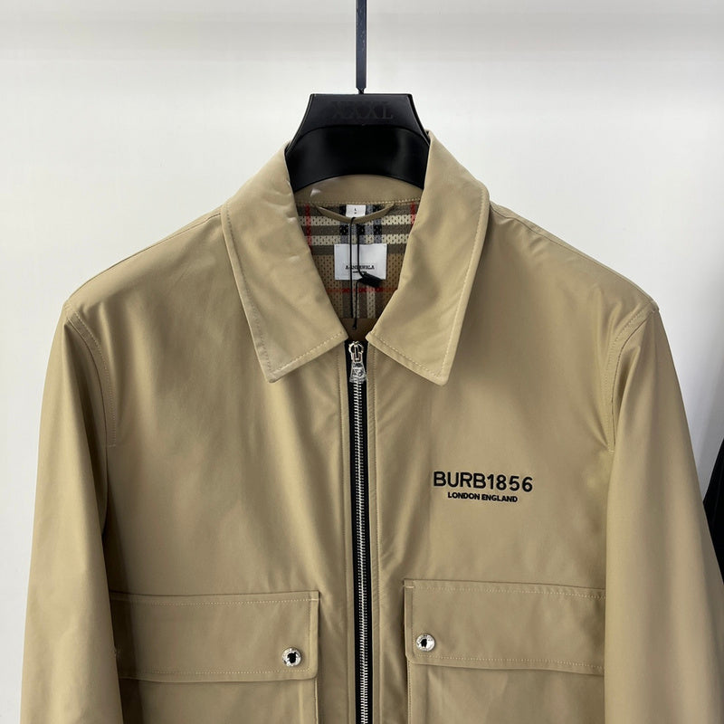 Close-up of Burberry designer clothing craftsmanship