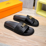 Hermes shoes Style 031 - texture and material detail