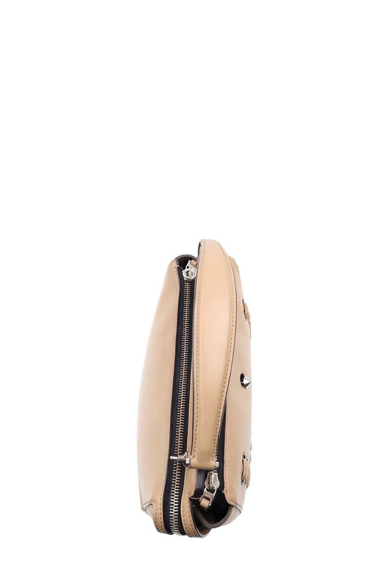 Close-up of Dotcom bags hardware and fine stitching